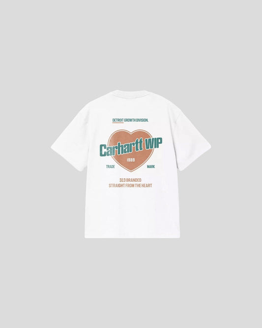 Carhartt || W' S/S Growth T-Shirt - White Carhartt