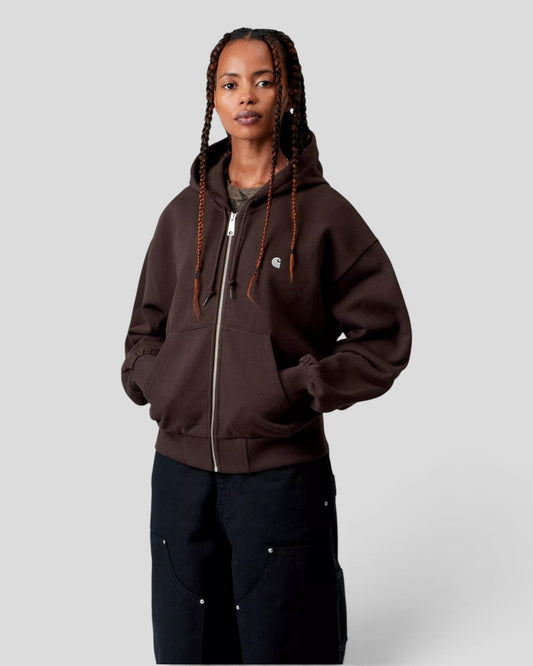 Carhartt || W' Hooded Casey Jacket - Palisander/ Silver