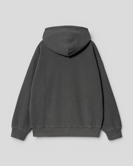 Carhartt || Hooded Nelson Jacket - Black Garment Dyed - M’ Carhartt