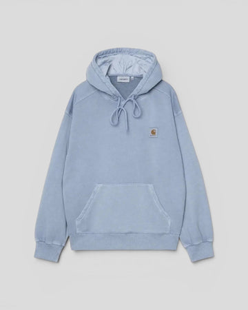 Carhartt || Hooded Nelson Sweat - Gentle Blue Garment Dyed - M’ Carhartt