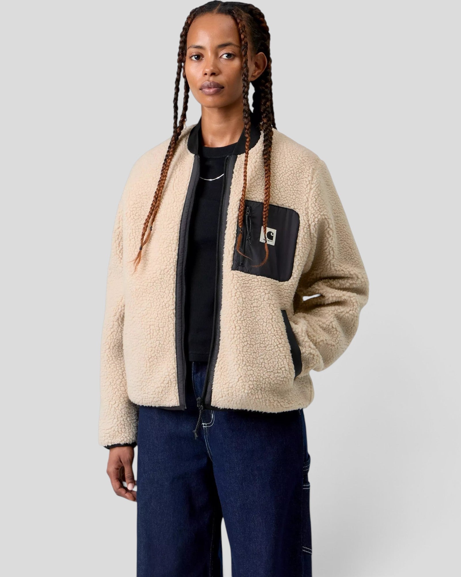 Carhartt || W' Janet Liner - Fleur de Sel /Black Carhartt