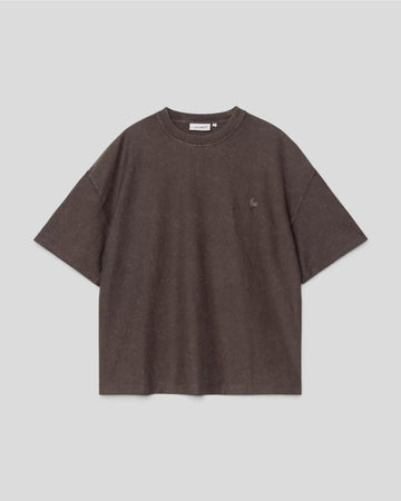 Carhartt || W' S/S Lambert T-Shirt - Tobacco Moon Wash