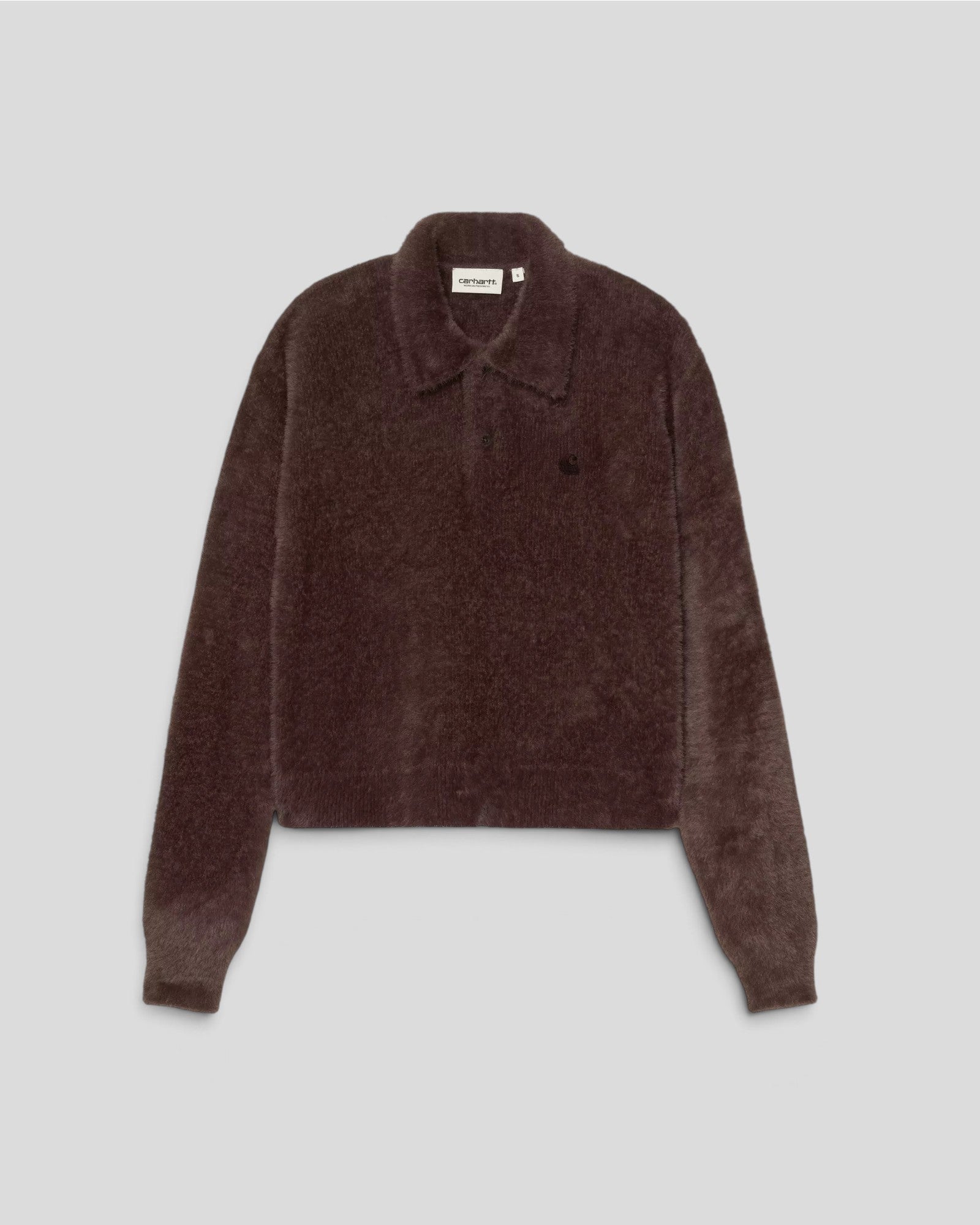 Carhartt || W' L/S Maine Polo Sweater - Palisander Carhartt