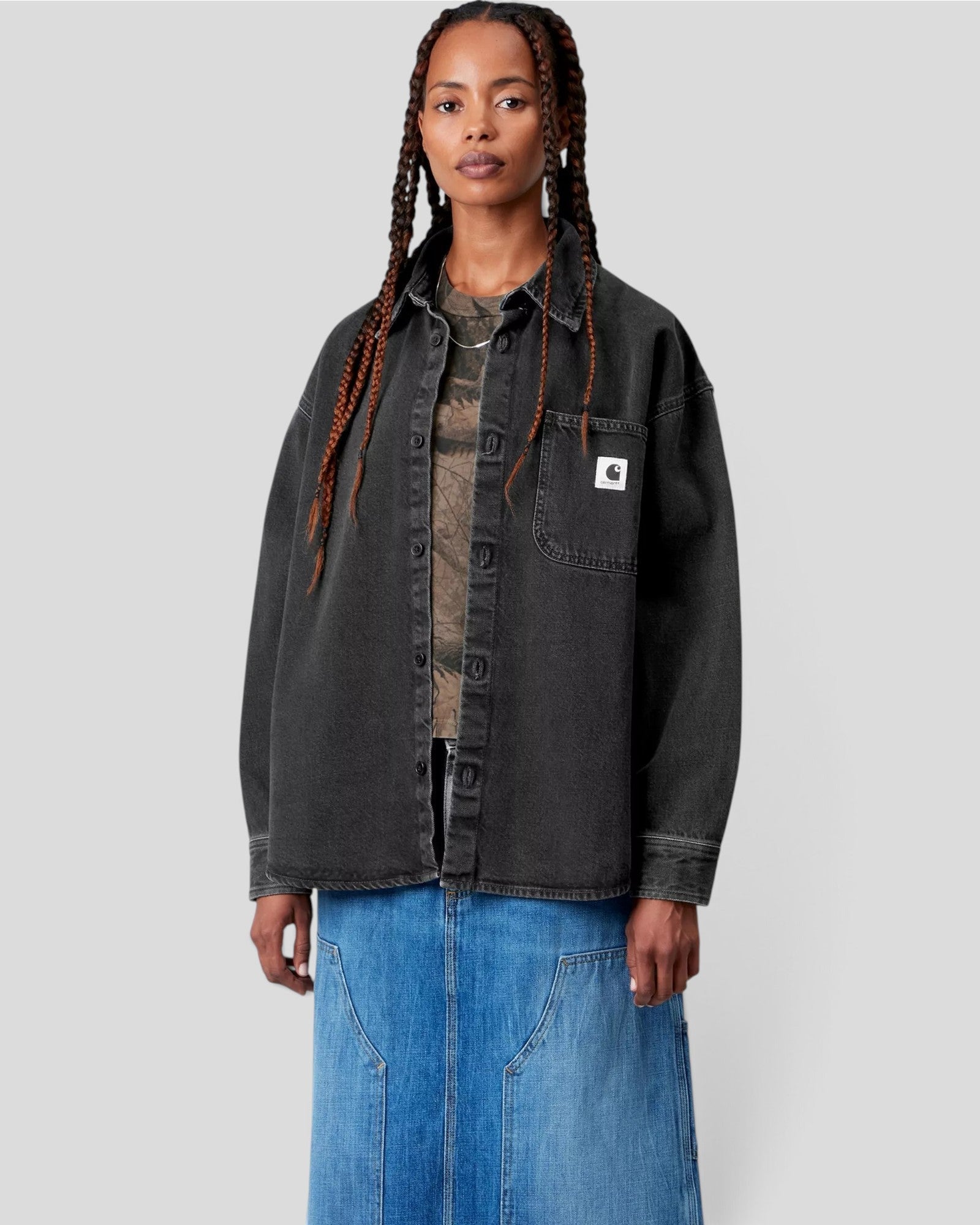 Carhartt || W' Marly Shirt Jacket - Black Carhartt