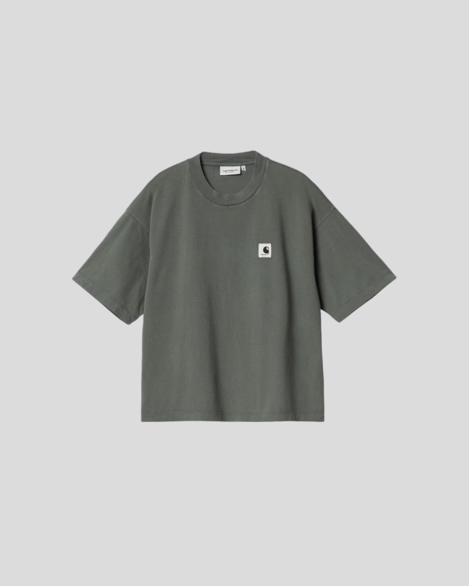 Carhartt || W' S/S Nelson - T-shirt - Smoke Green