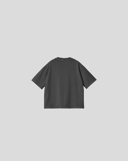 Carhartt || W' S/S Nelson T-Shirt - Charcoal Garment Dyed