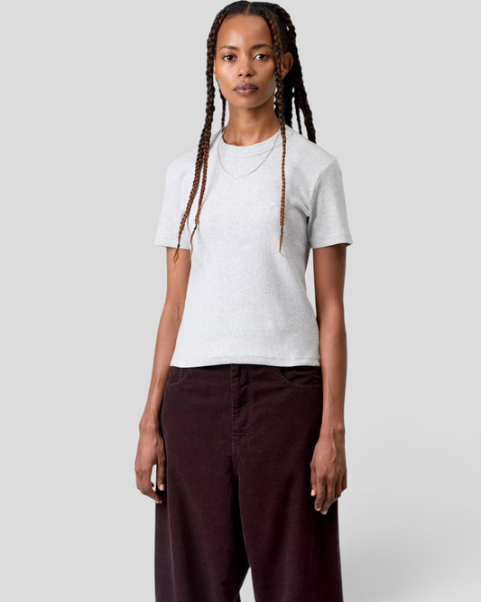 Carhartt || W' S/S Philipa T-Shirt - Ash Heather