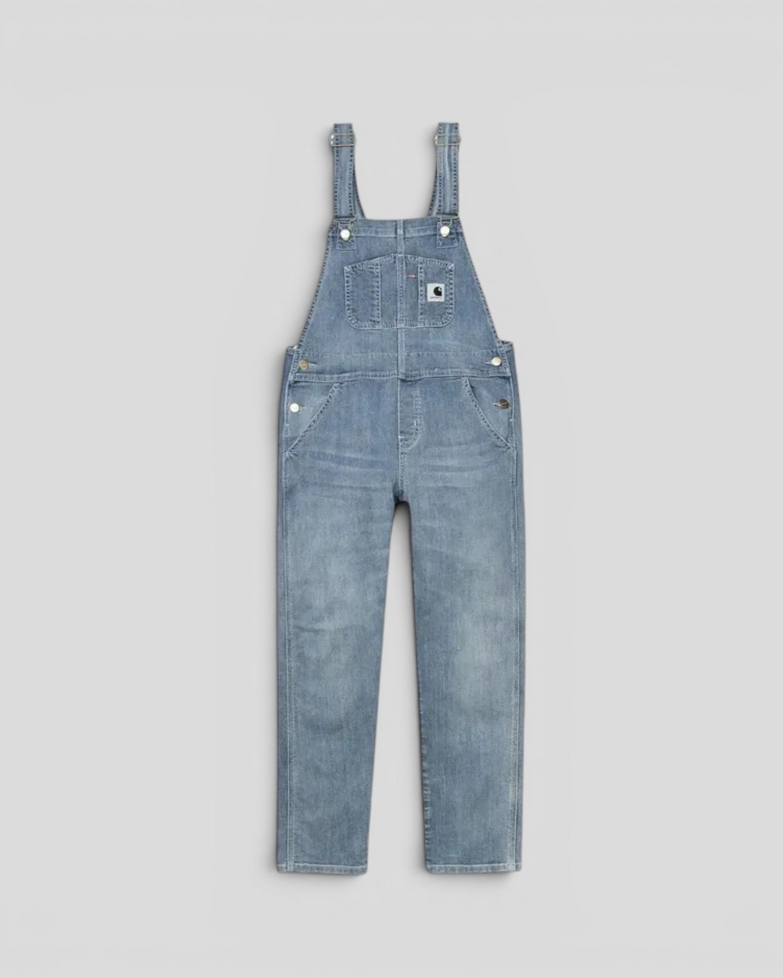 Carhartt || W' bib overall 99/1 - Blue Light Stone Washed Carhartt