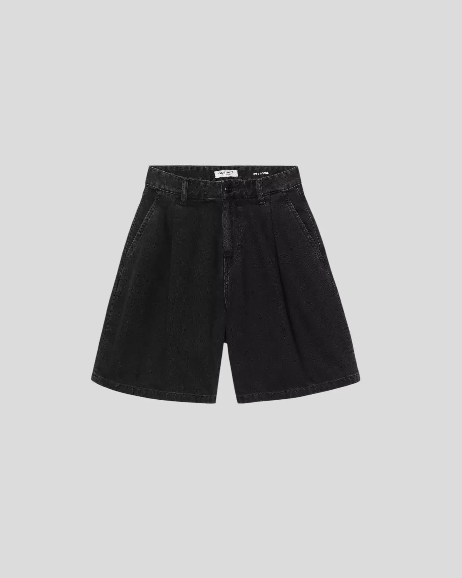 Carhartt || W' Alta Short - Black Stone Washed Carhartt