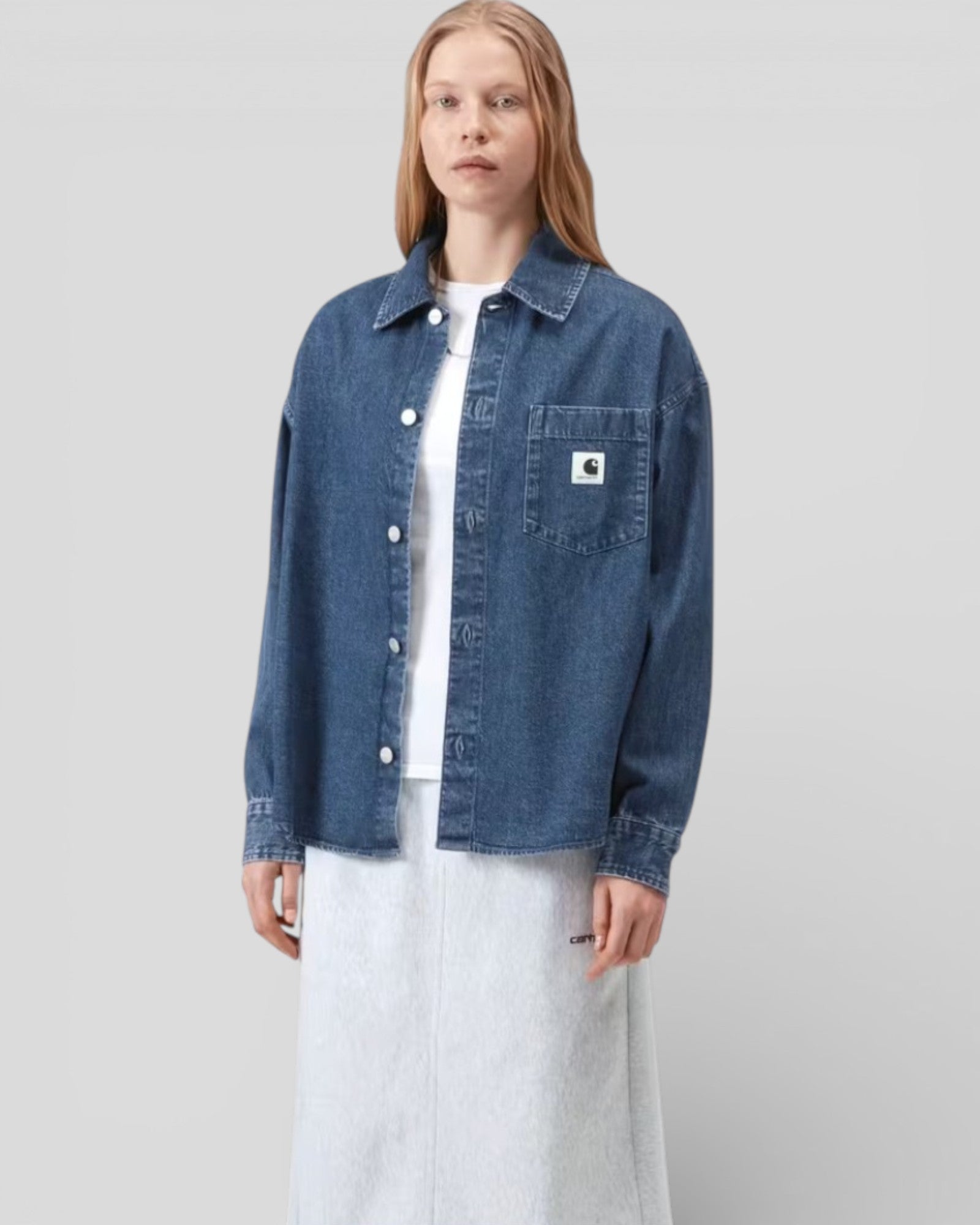 Carhartt || W' Alta Shirt -Blue/ Stone washed Carhartt