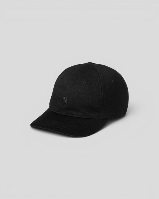 Carhartt || Madison Logo Cap - Black/Black - M' Carhartt