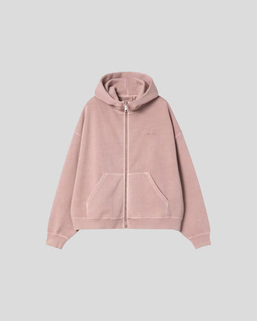 Carhartt || W' Hooded Benton Jacket - Glassy Pink Carhartt