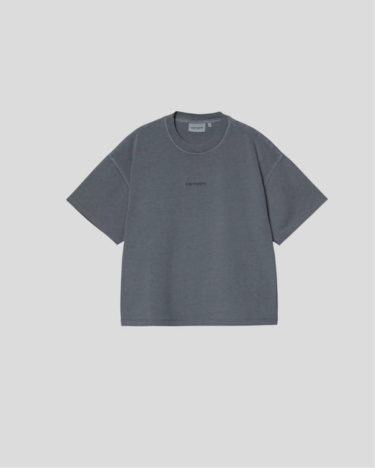 Carhartt || W' S/S Benton T- Shirt - Carbon Garment Dyed Carhartt