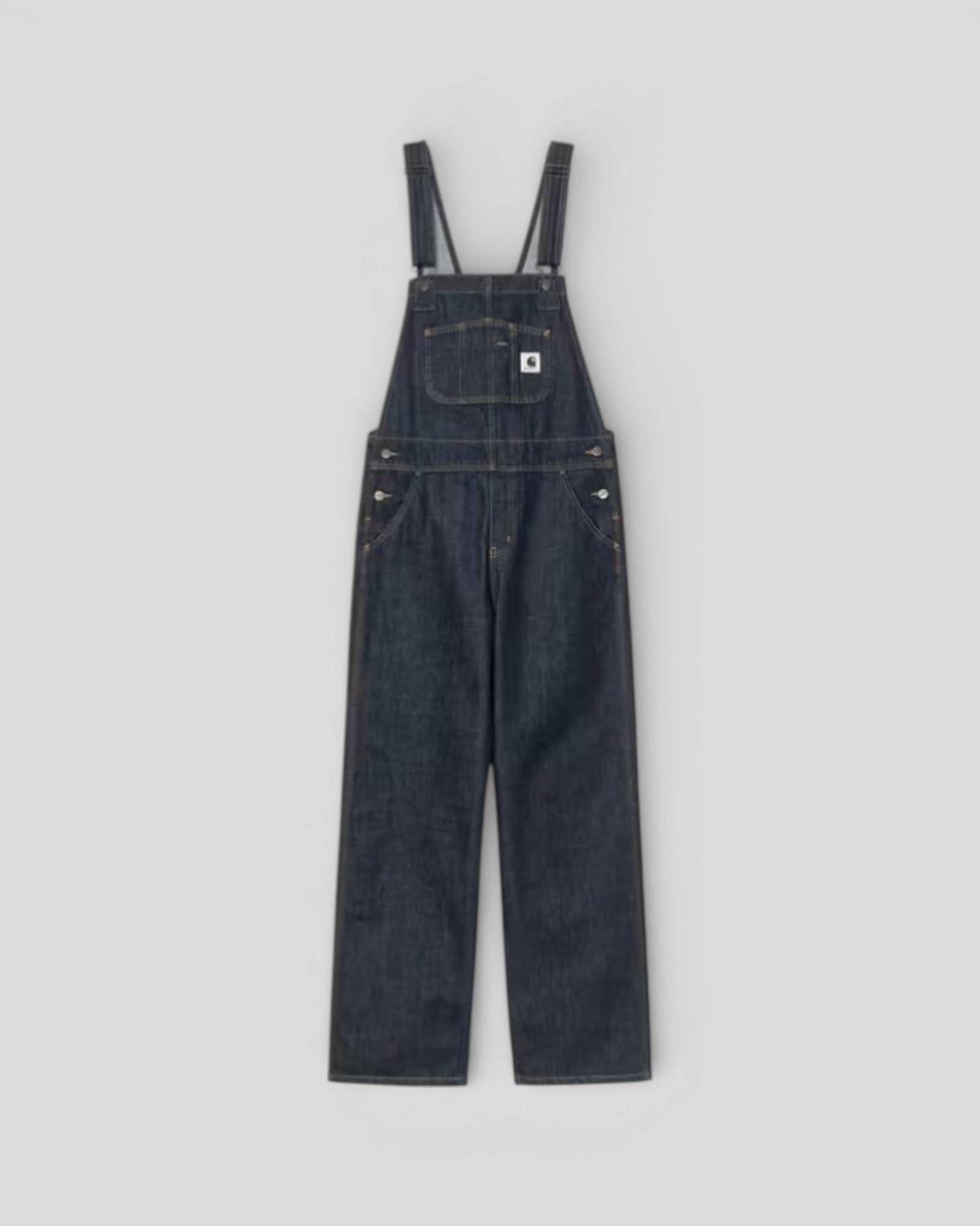 Carhartt || W'Bib Overall Straight - Blue Rinsed Carhartt