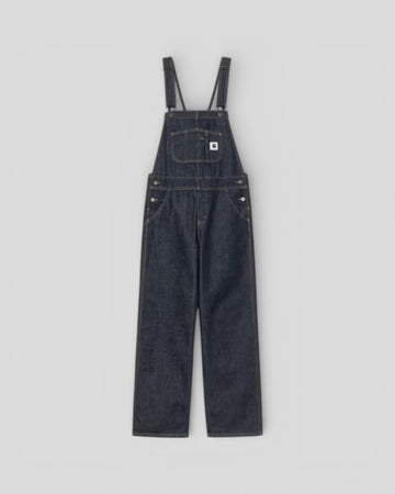 Carhartt || W'Bib Overall Straight - Blue Rinsed Carhartt