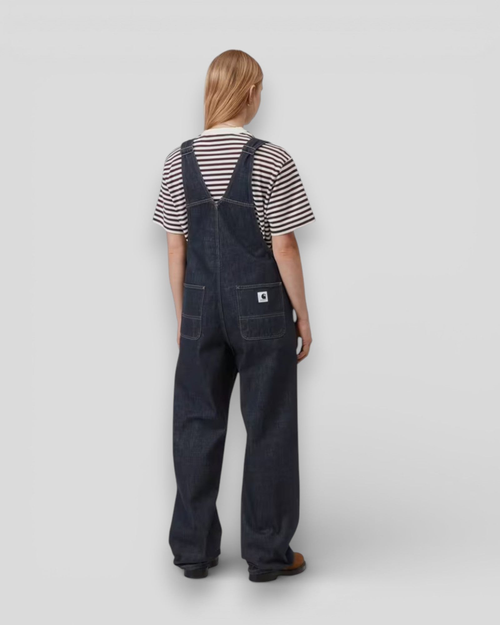 Carhartt || W'Bib Overall Straight - Blue Rinsed Carhartt