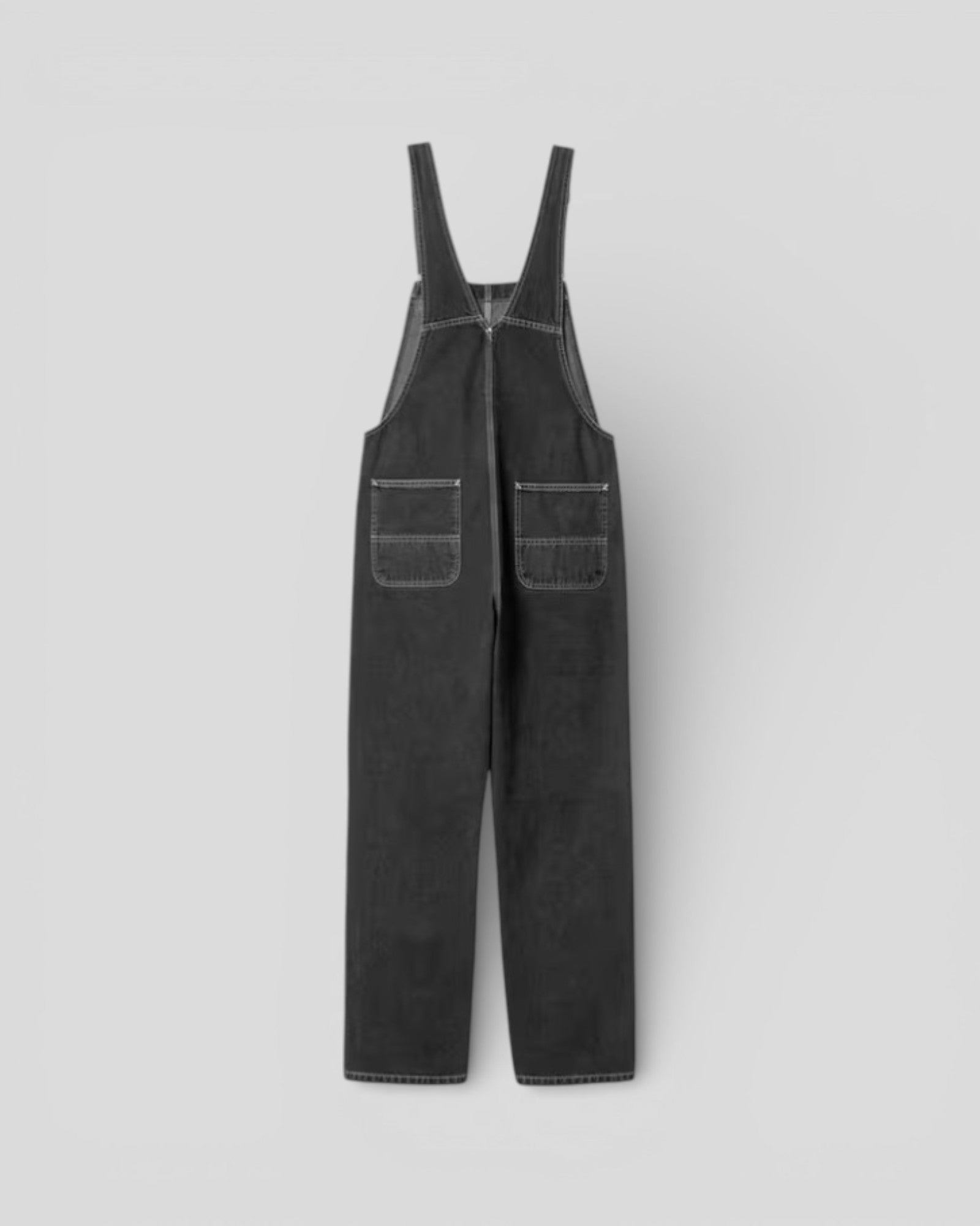 Carhartt || W' Bib Overall Straight - Black Stone Washed Carhartt