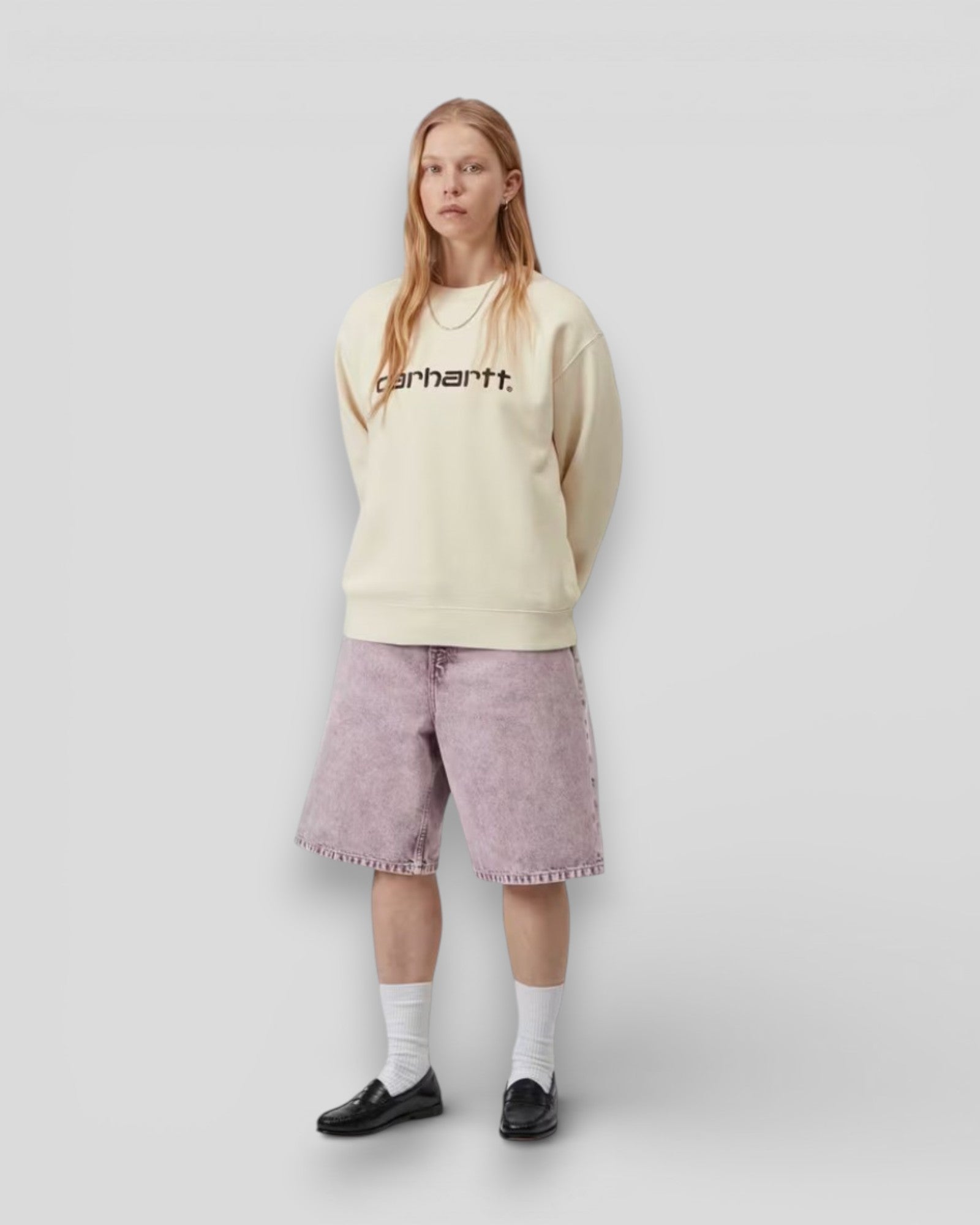 Carhartt || W' Brandon Short - Cozy Purple/ Chalk wash Carhartt