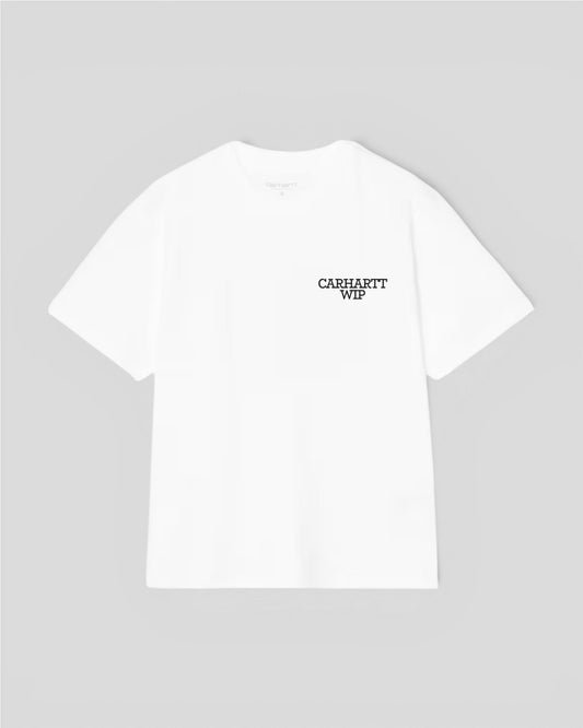 Carhartt || W S/S Hugging Cats T-Shirt - White Carhartt