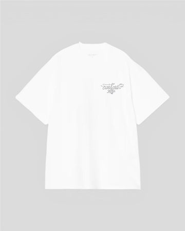 Carhartt || W' S/S Julia Klenovsky T-Shirt - White Carhartt