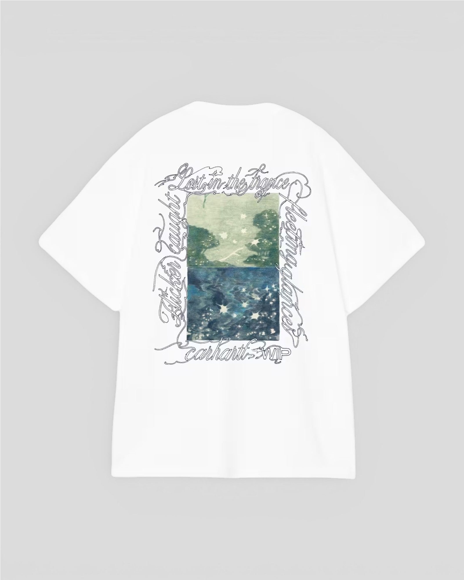 Carhartt || W' S/S Julia Klenovsky T-Shirt - White Carhartt
