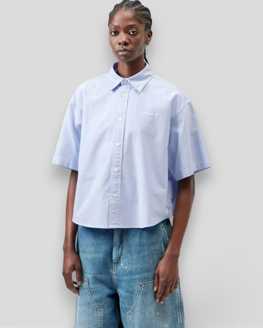 Carhartt || W' S/S Kaia Shirt - Bleach / White Carhartt