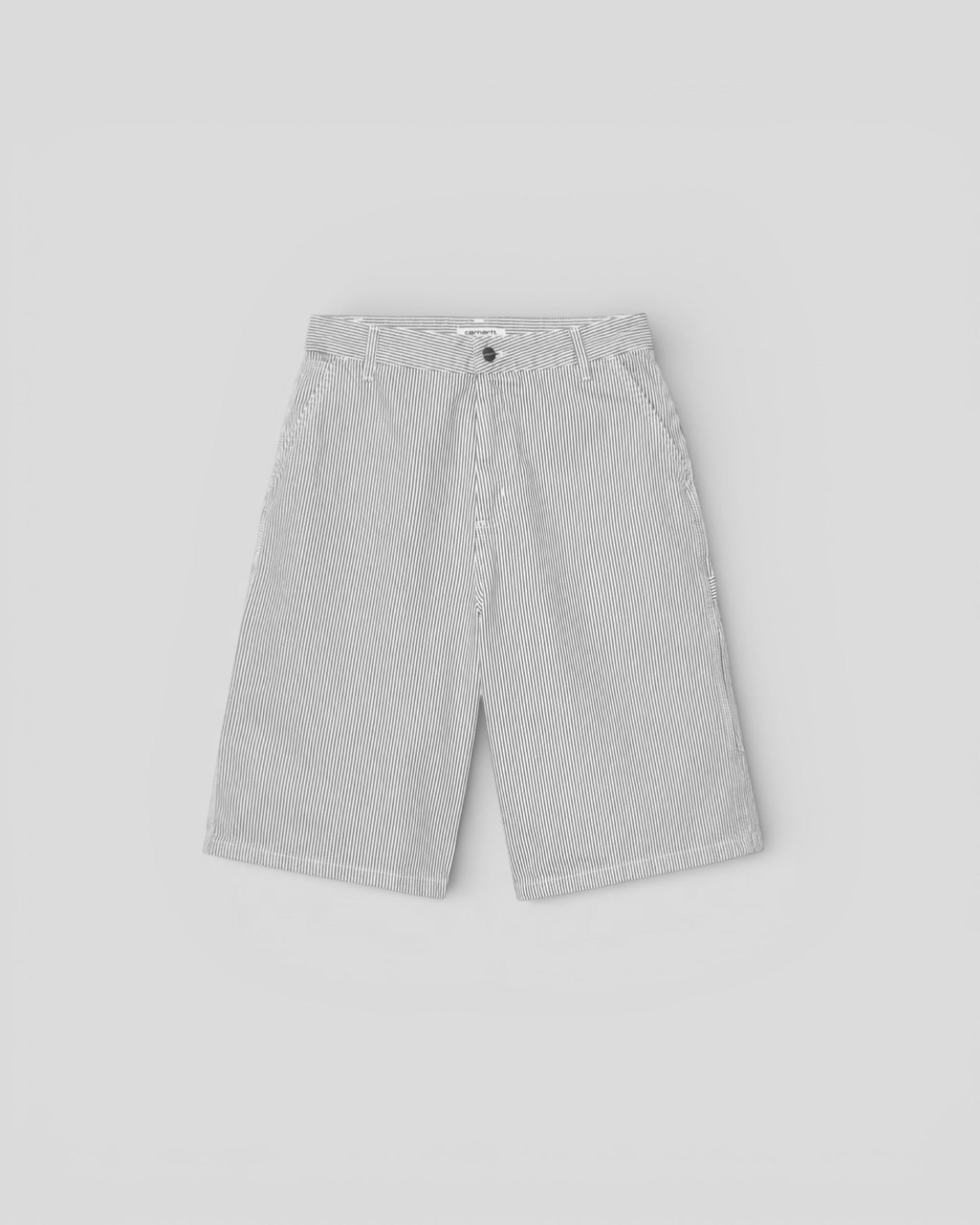 Carhartt || W' Mercer Single Knee Short - Mercer Stripe, Graphite / Wax, Stone washed Carhartt
