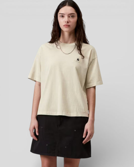 Carhartt || W' S/S Nelson T-Shirt - Stone Garment Dyed Carhartt