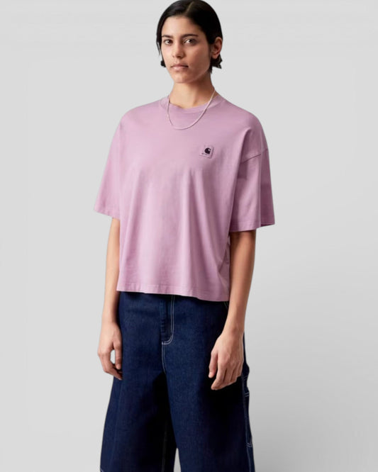 Carhartt ||W' S/S Nelson T-Shirt - Gentle Purple Garment Dyed Carhartt