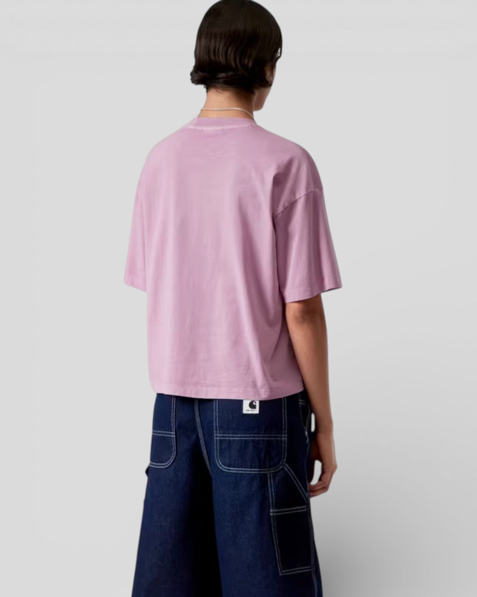 Carhartt ||W' S/S Nelson T-Shirt - Gentle Purple Garment Dyed Carhartt