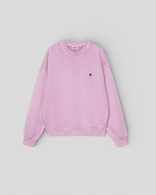 Carhartt || W' Nelson Sweatshirt - Gentle Purple Garment Dyed Carhartt