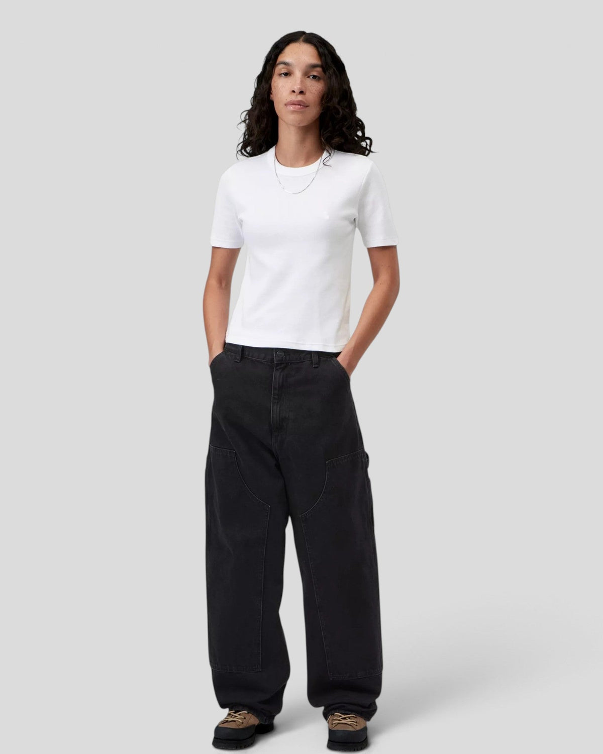 Carhartt || W' S/S Philipa T-Shirt - White Carhartt