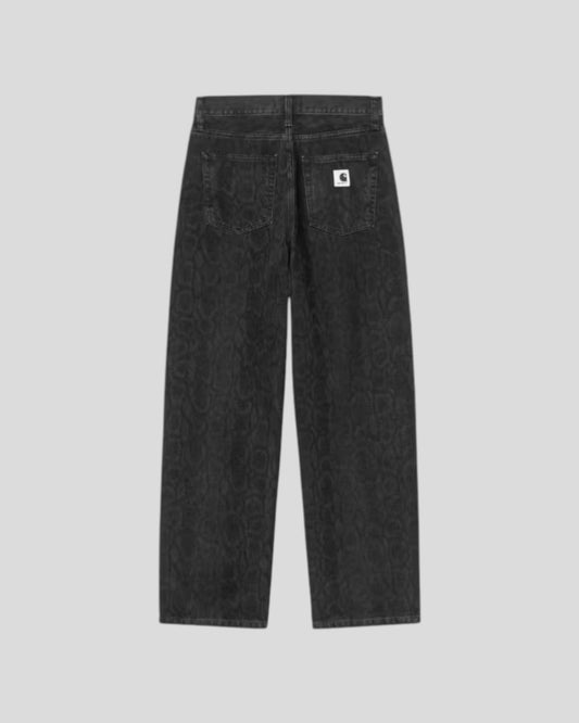 Carhartt || Snake Arin Pantalon - Snake Camo, Black/ Heavy stone wash Carhartt