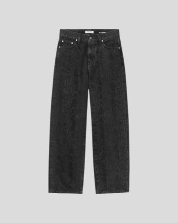 Carhartt || Snake Arin Pantalon - Snake Camo, Black/ Heavy stone wash Carhartt