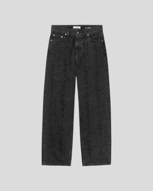 Carhartt || Snake Arin Pantalon - Snake Camo, Black/ Heavy stone wash Carhartt