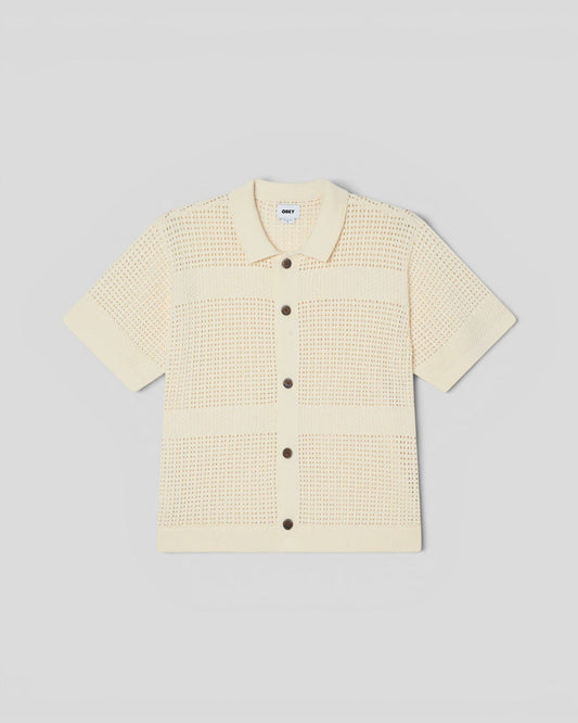 Obey || Zach Sweater Shirt - Unbleached - M' Obey