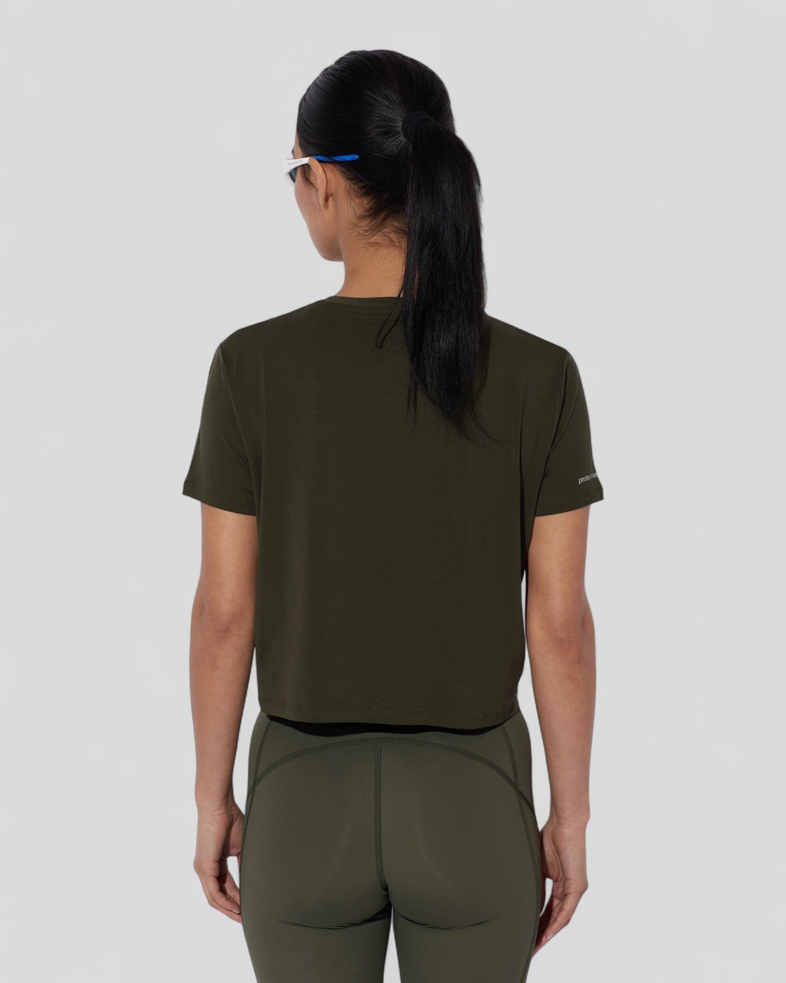 Circle || Crop Top Sport Smooth Operator - Moss Circle