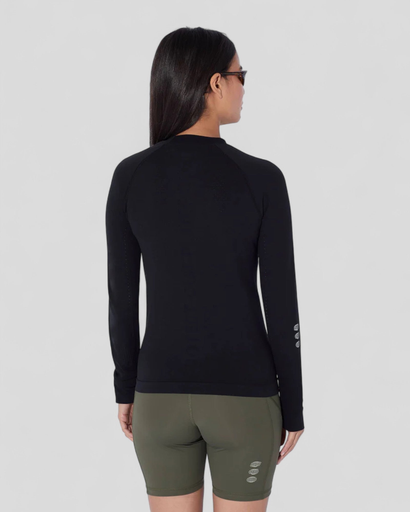 Circle || Première Couche Manches Longues Endurance Soft Femme - Onyx Black Circle