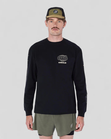 Circle || Longsleeve Feel Good POP - Onyx Black Circle