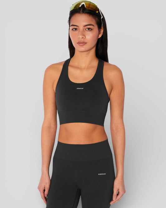 Circle || Keep The Flow Brassière 2.0 - Onyx Black Circle