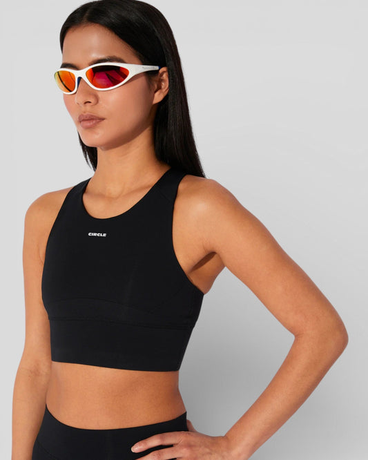 Circle || Level Up 2.0 Brassière - Onyx Black Circle