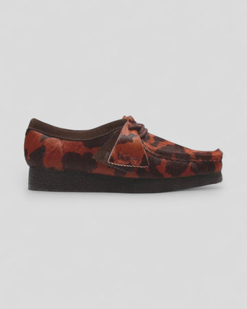 Clarks || Wallabee - Brown Cow Print Clarks