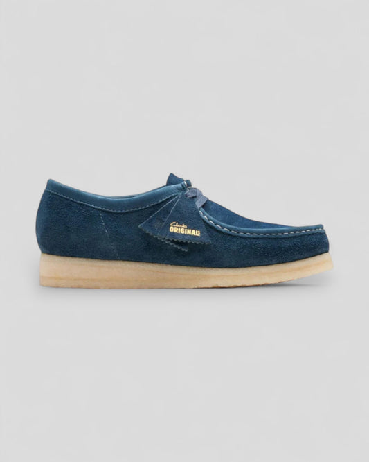 Clarks || Wallabee - Navy/ Teal Sde Clarks