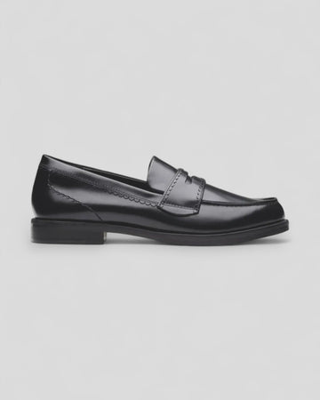 Clarks || Straven Edge - Black Leather Clarks