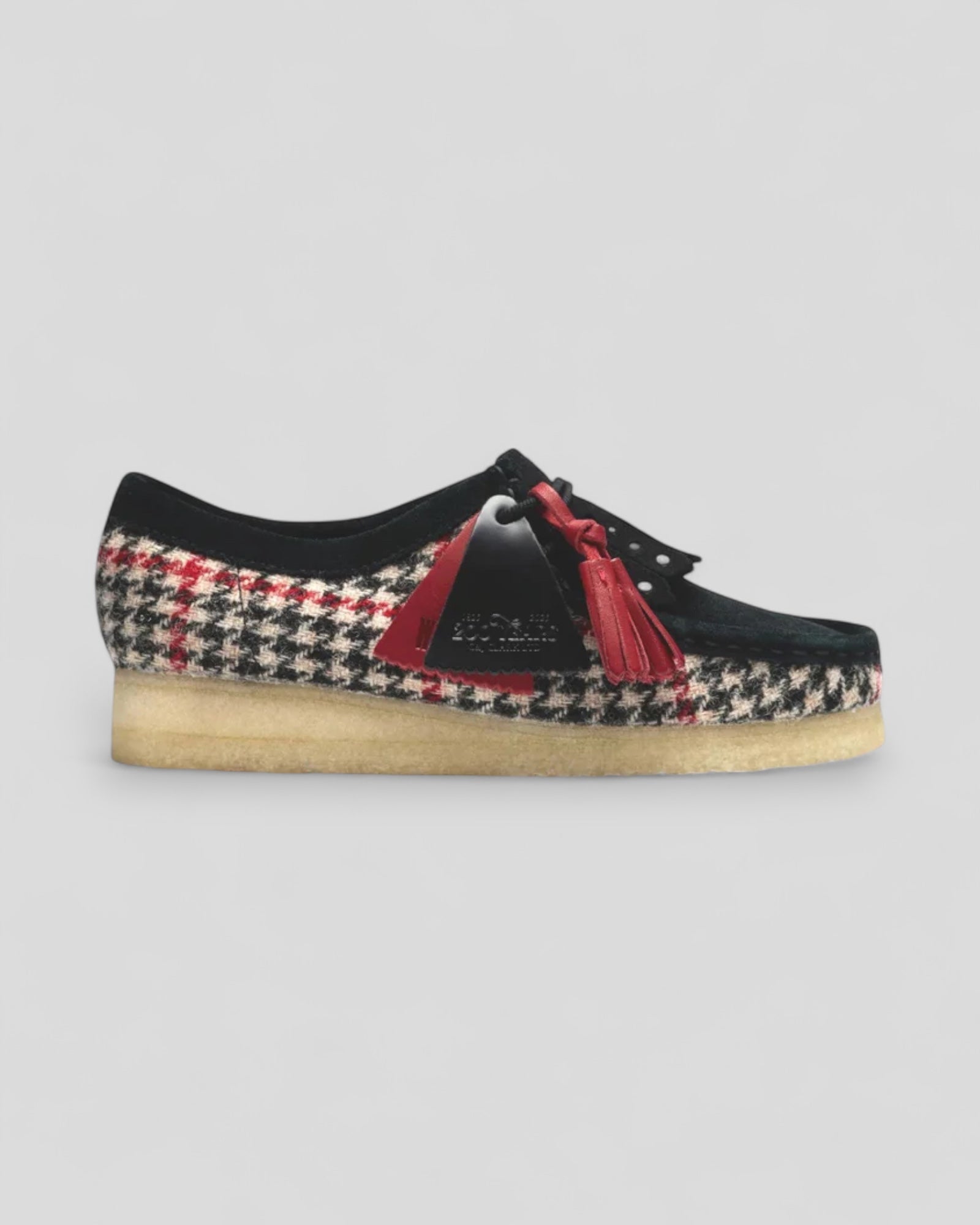 Clarks || Wallabee - Black TweedCombi W' Clarks