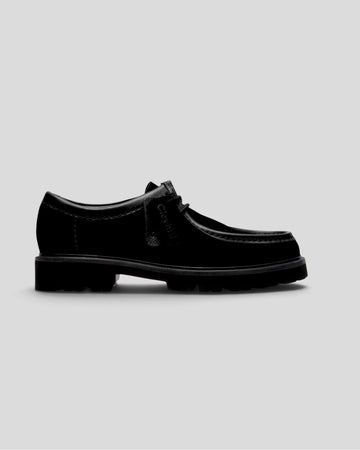 Clarks || Cleyhill Seam - Black Suede Clarks