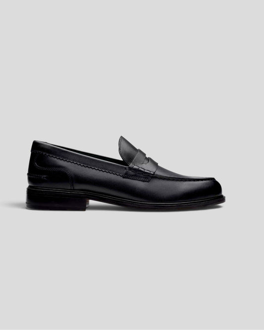 Clarks || Craft James Lo Leather - Black Clarks