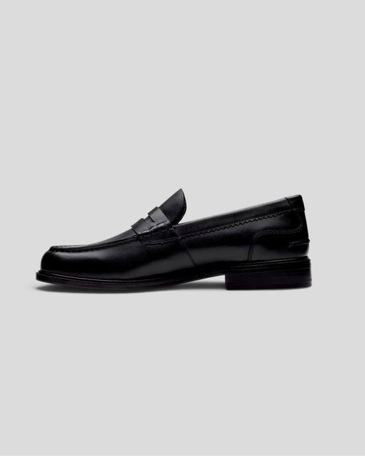 Clarks || Craft James Lo Leather - Black Clarks