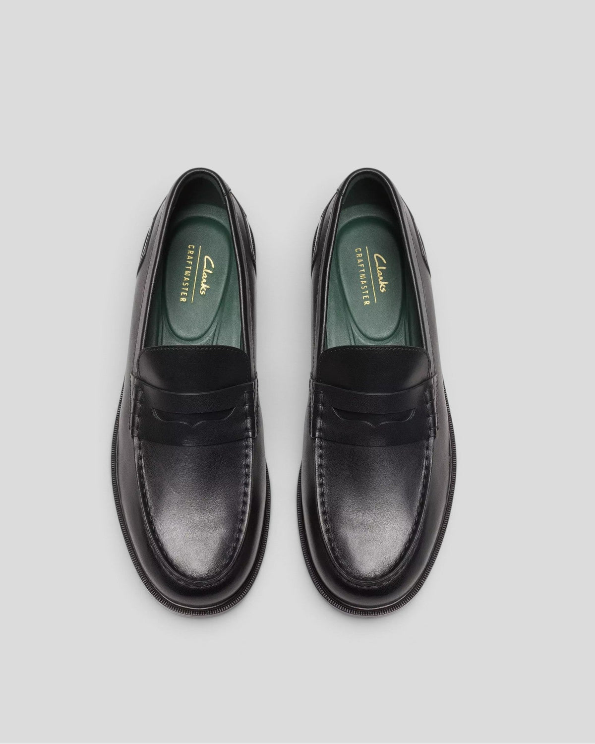 Clarks || Craft James Lo Leather - Black Clarks