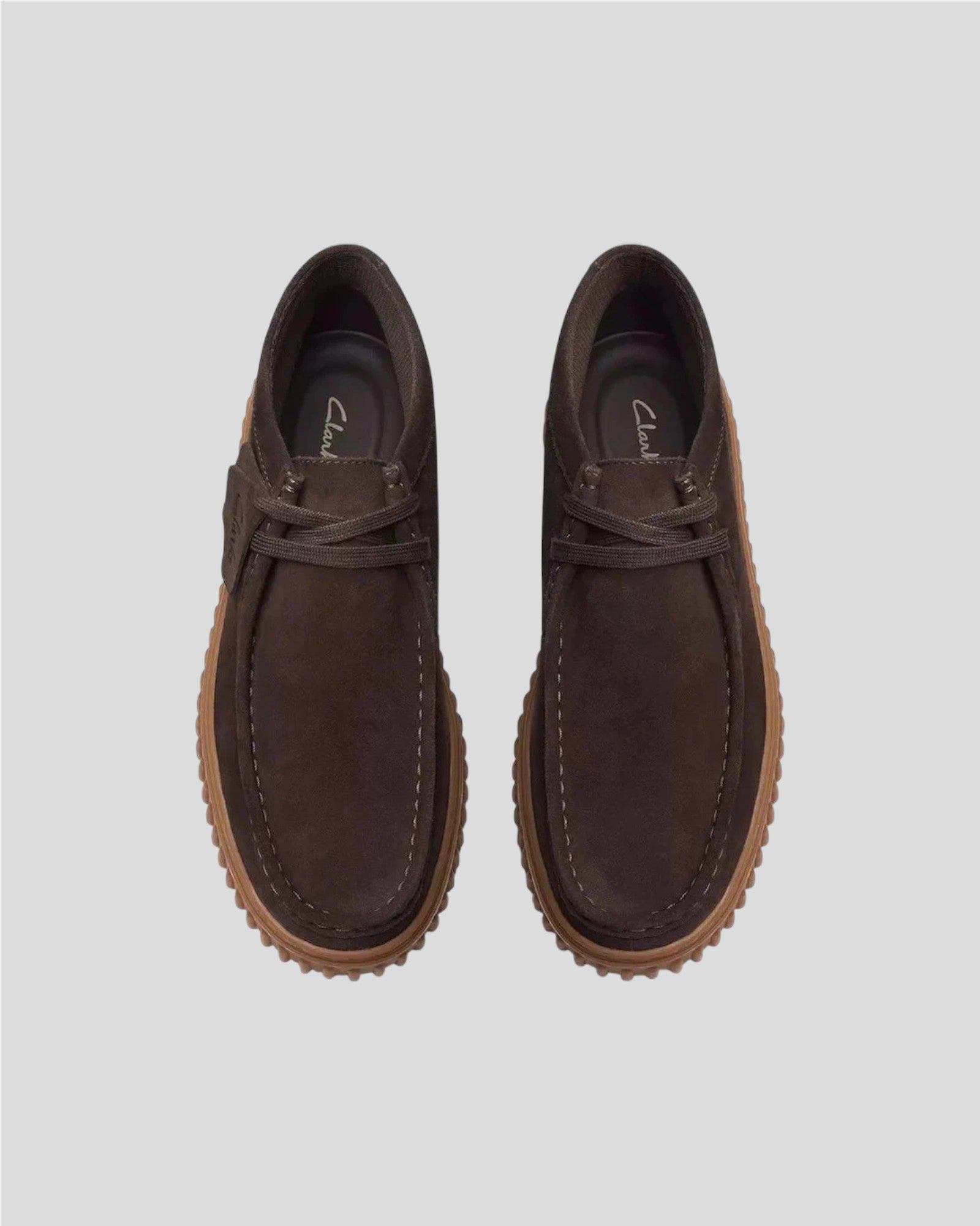 Clarks || Torhill Hi - Dark Brown Suede - M’ Clarks